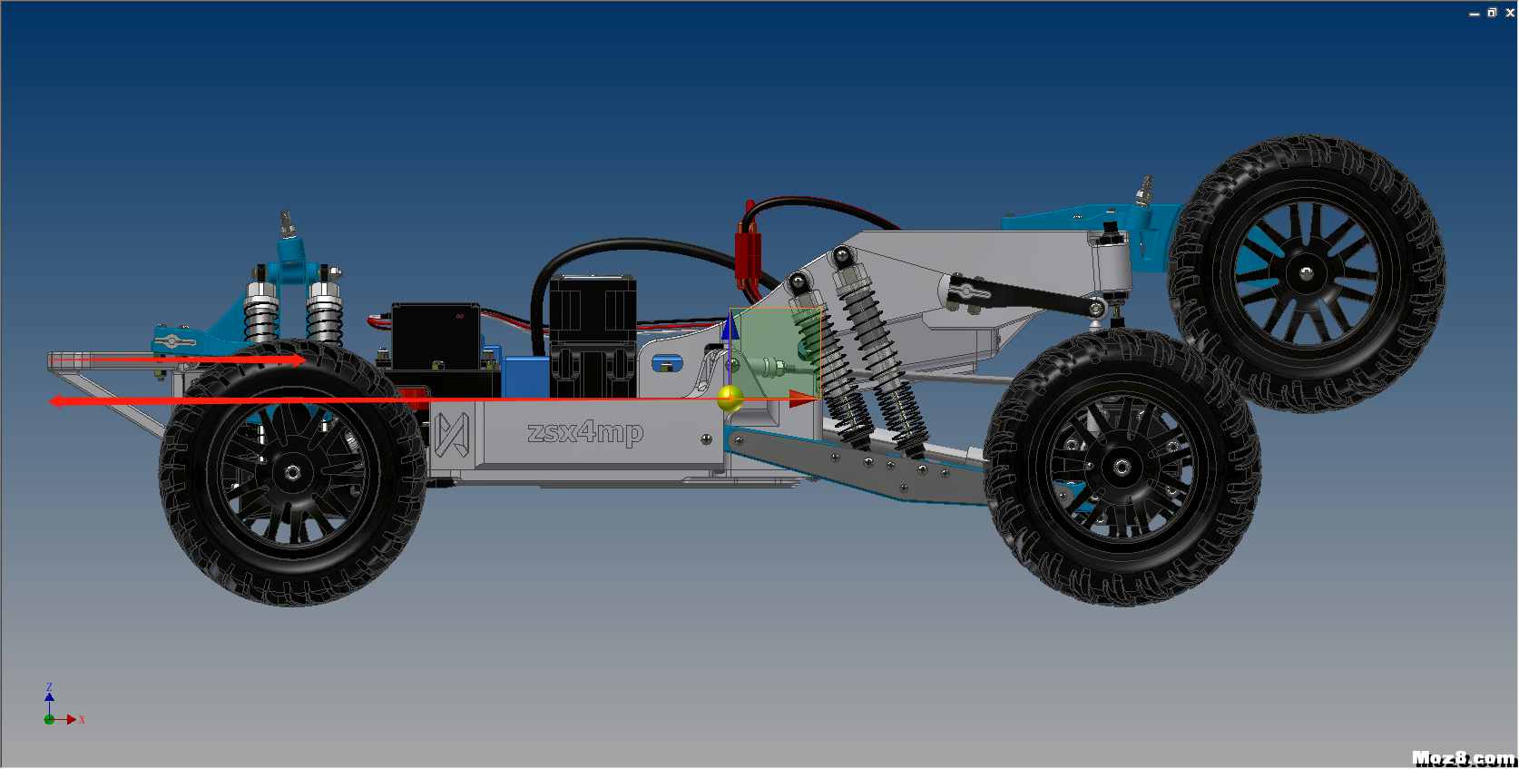 【zsx4mp】3D打印版Trophy Truck模型  作者:zsx4mp 1274 