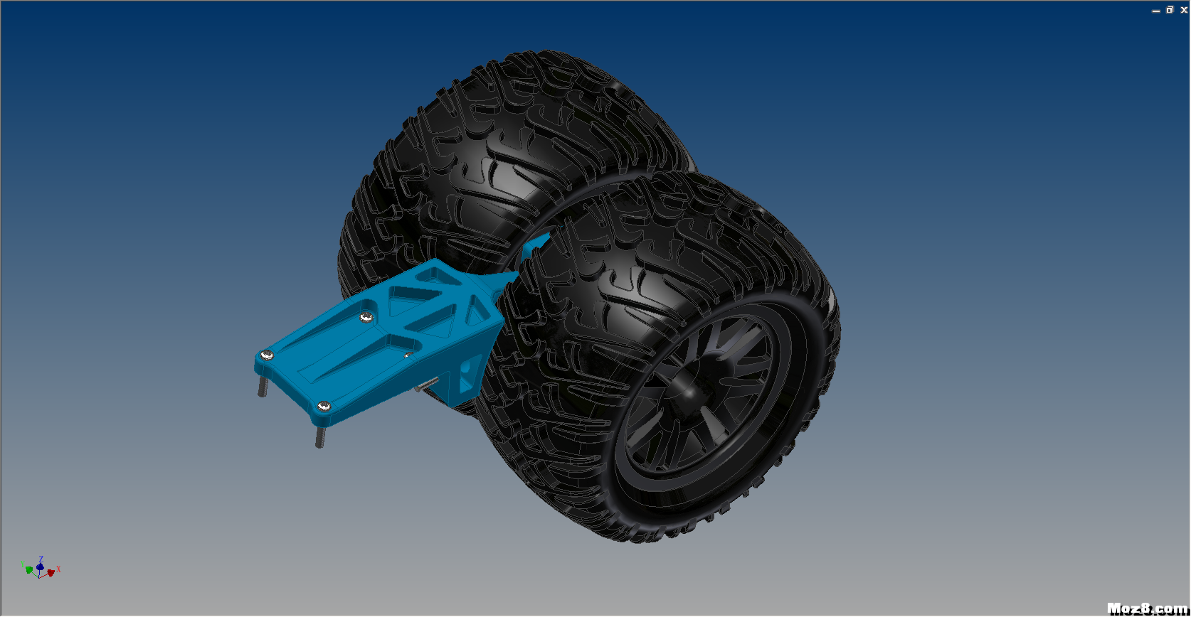 【zsx4mp】3D打印版Trophy Truck模型  作者:zsx4mp 4542 