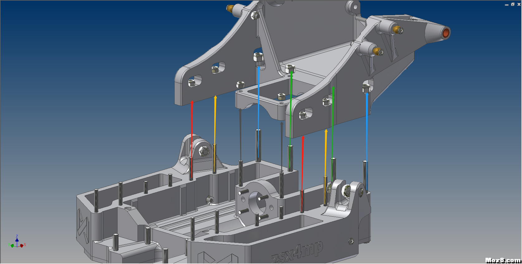 【zsx4mp】3D打印版Trophy Truck模型  作者:zsx4mp 3353 