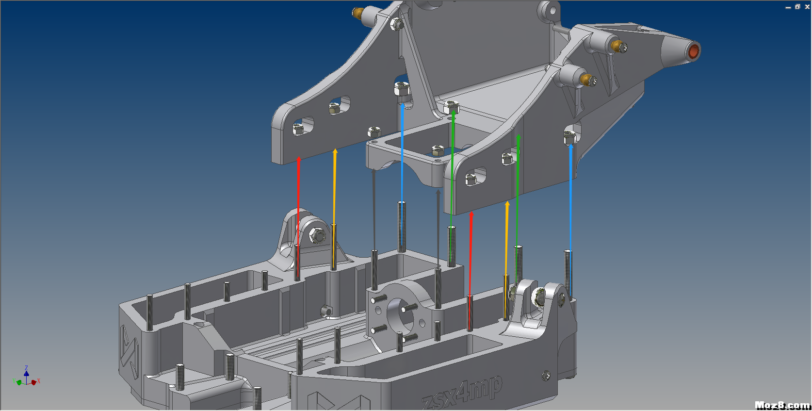 【zsx4mp】3D打印版Trophy Truck模型  作者:zsx4mp 3225 