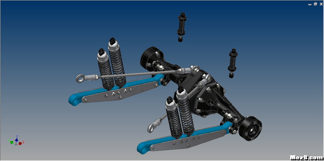 【zsx4mp】3D打印版Trophy Truck模型  作者:zsx4mp 2451 