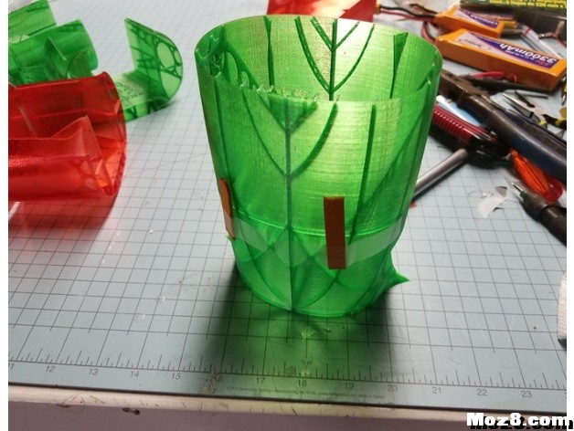 全3D打印前掠翼飞翼 好飞好抛有视频 3D打印,飞翼,碳纤维3D打印 作者:lancer 1926 