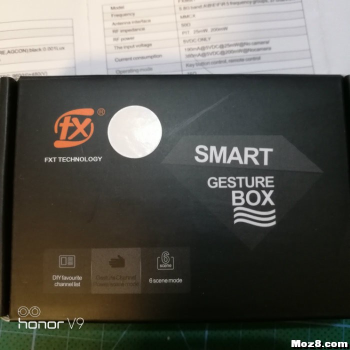 久违的奋兴！FX868+FXT82智能手势功能套装开箱及上手体验 穿越机,天线,图传,DIY,机架 作者:瞳仁3 515 