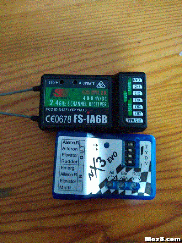 NX3 EVO和富斯IA6B的连接方法 富斯 作者:133---2951 435 