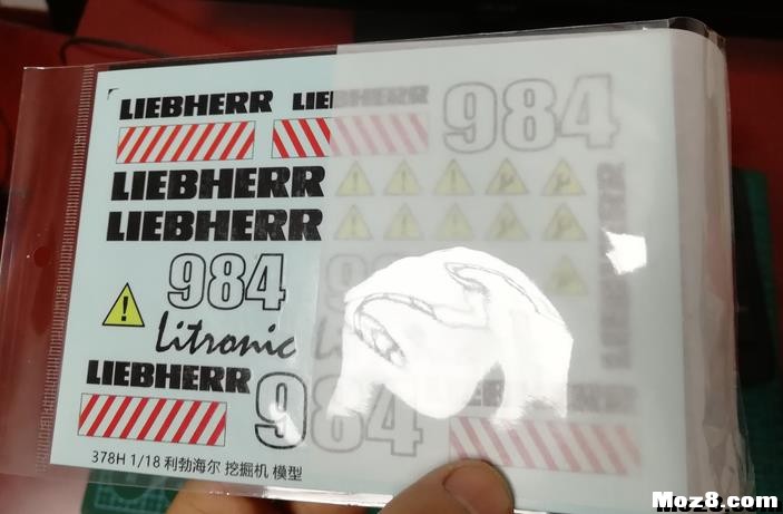 DIY利勃海尔液压挖机模型 liebherr挖机 作者:德克斯特 9634 