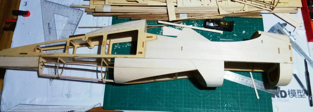轻本飞机野马P51诞生记（连载） 仿真,模型,3D打印,轻木 作者:内存条 4294 