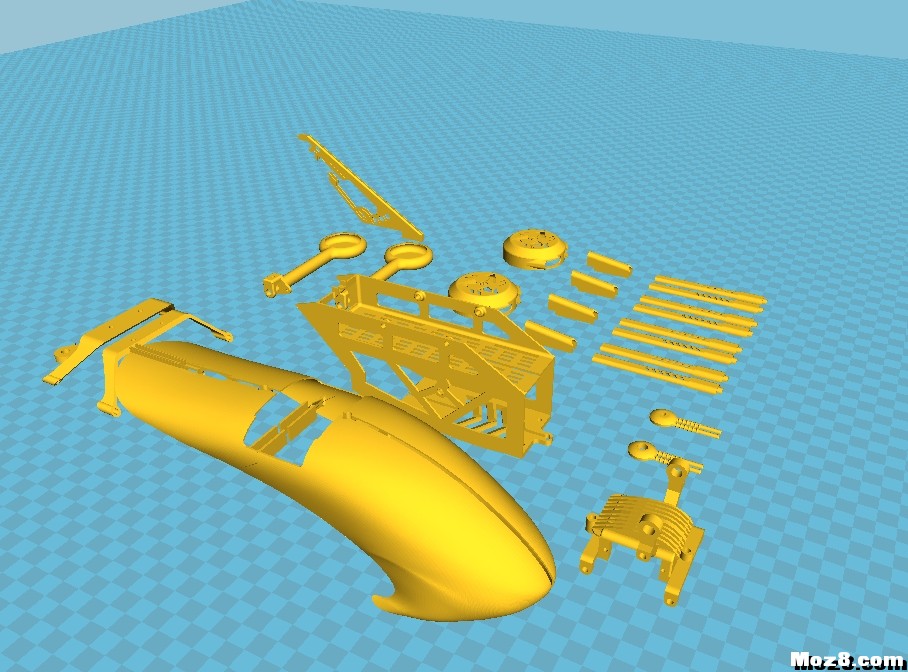 发布原创像真科幻两轴（进度3D打印中，样机成功后将放出... 3d打印,frontier,三维设计,概念图 作者:Frontier 7580 