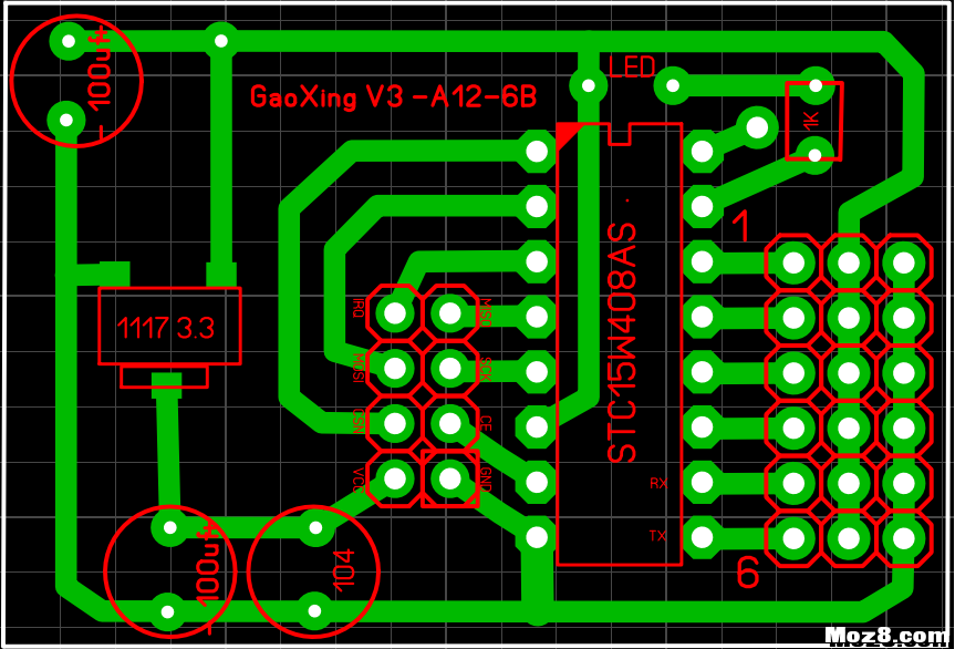 第一次用Sprint-Layout画PCB板 画PCB板好学吗 作者:gaocl 4304 
