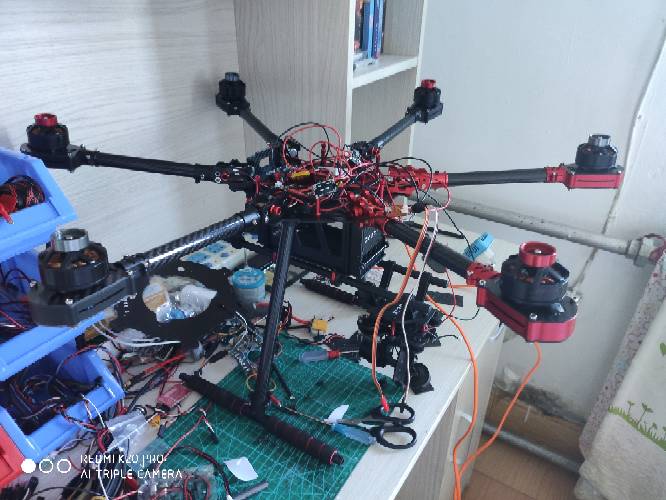【直播】图片记录 我新设计的650六轴装机流程  作者:崖边月见草 7778 
