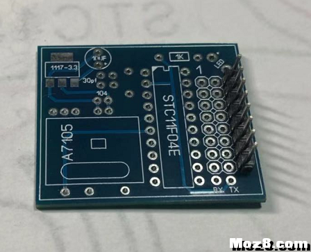 自制富斯一代8通PWM接收机 富斯,接收机,PCB,通讯协议,插入元件 作者:gaocl 3520 