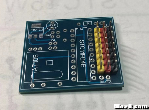 自制富斯一代8通PWM接收机 富斯,接收机,PCB,通讯协议,插入元件 作者:gaocl 6333 