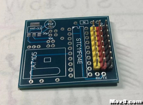 自制富斯一代8通PWM接收机 富斯,接收机,PCB,通讯协议,插入元件 作者:gaocl 2119 