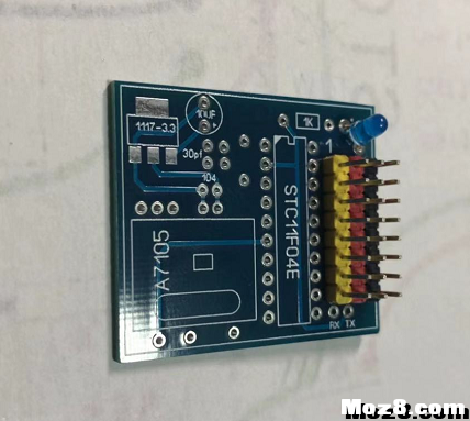 自制富斯一代8通PWM接收机 富斯,接收机,PCB,通讯协议,插入元件 作者:gaocl 7515 