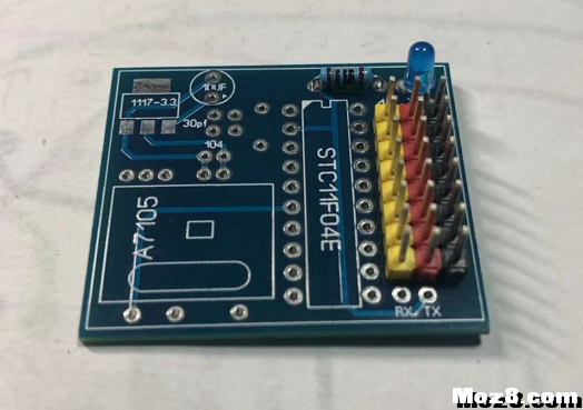 自制富斯一代8通PWM接收机 富斯,接收机,PCB,通讯协议,插入元件 作者:gaocl 4060 