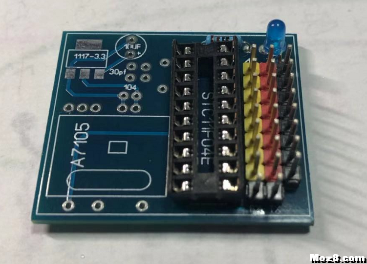 自制富斯一代8通PWM接收机 富斯,接收机,PCB,通讯协议,插入元件 作者:gaocl 1413 