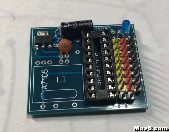 自制富斯一代8通PWM接收机 富斯,接收机,PCB,通讯协议,插入元件 作者:gaocl 7368 