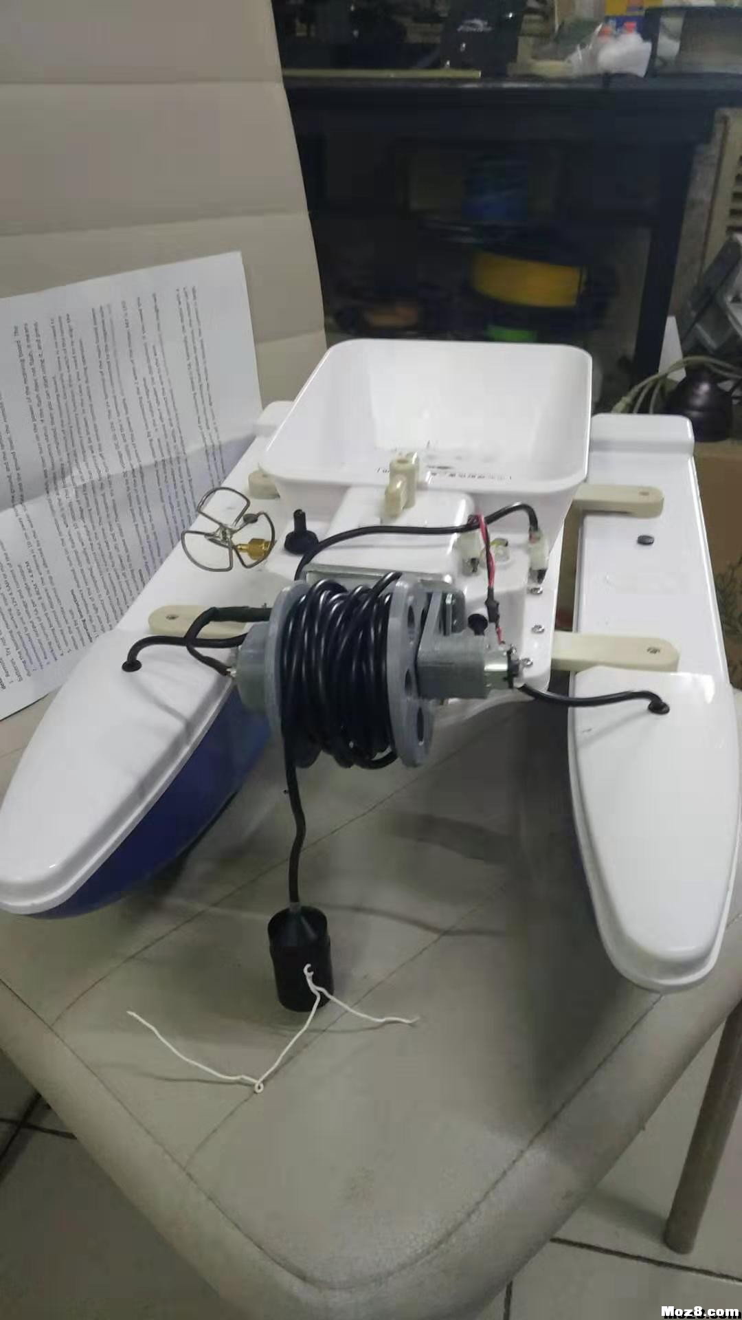 打窝加探鱼船竣工，等待试机 打窝船有用吗 作者:琢磨儿侠 2778 