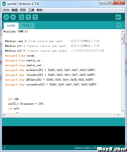 57元云台，arduino源码下载方法（谨献给新手，老手绕道） 云台,arduino,一只小菜鸟 作者:琢磨儿侠 239 