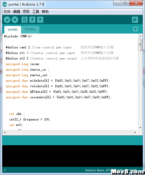 57元云台，arduino源码下载方法（谨献给新手，老手绕道） 云台,arduino,一只小菜鸟 作者:琢磨儿侠 7357 