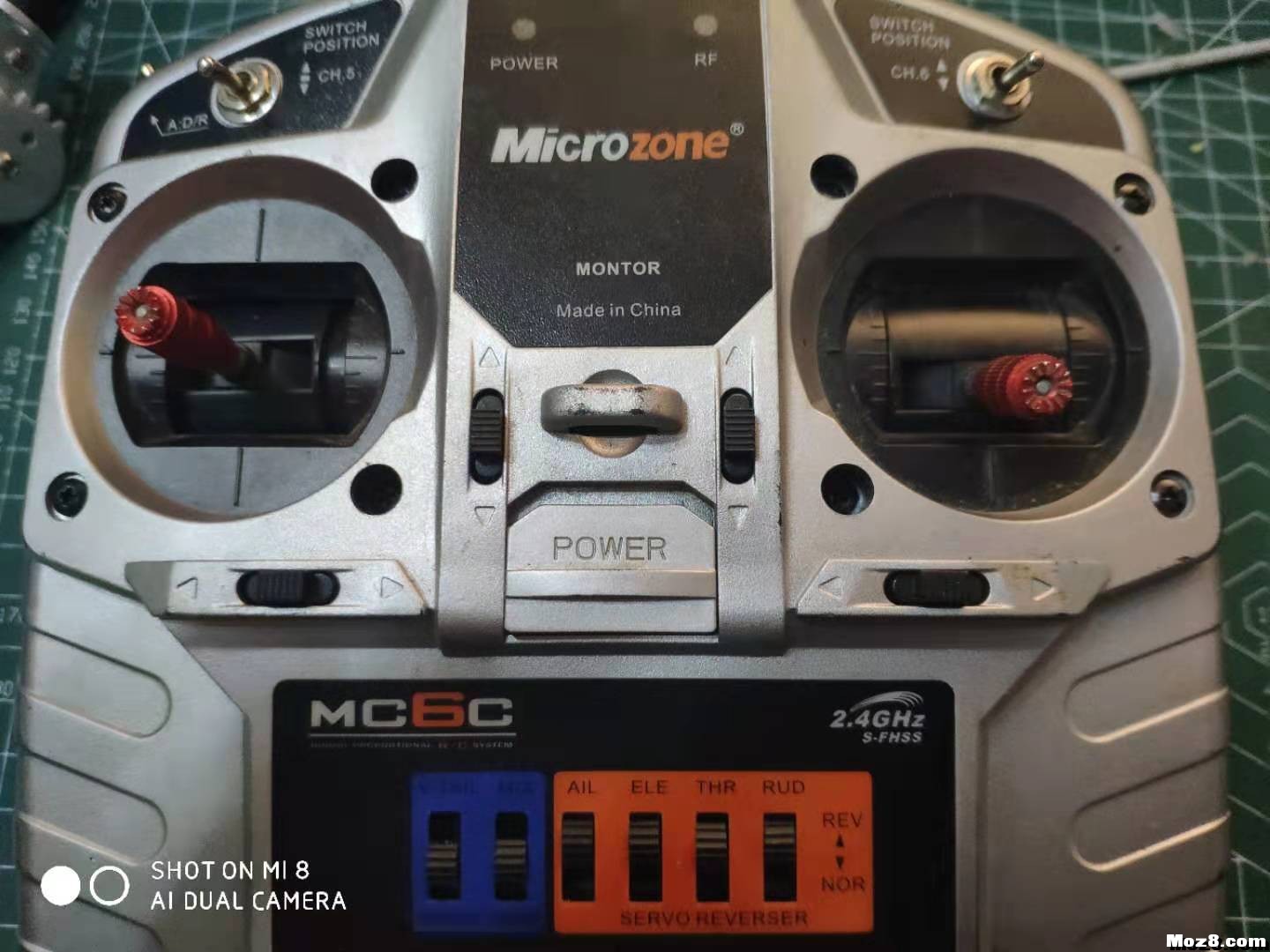 迈克MC6C遥控器修右手油门切换成左手油门（MC6C改后的设置） 遥控器,microzone遥控器 作者:summer474cn 2241 