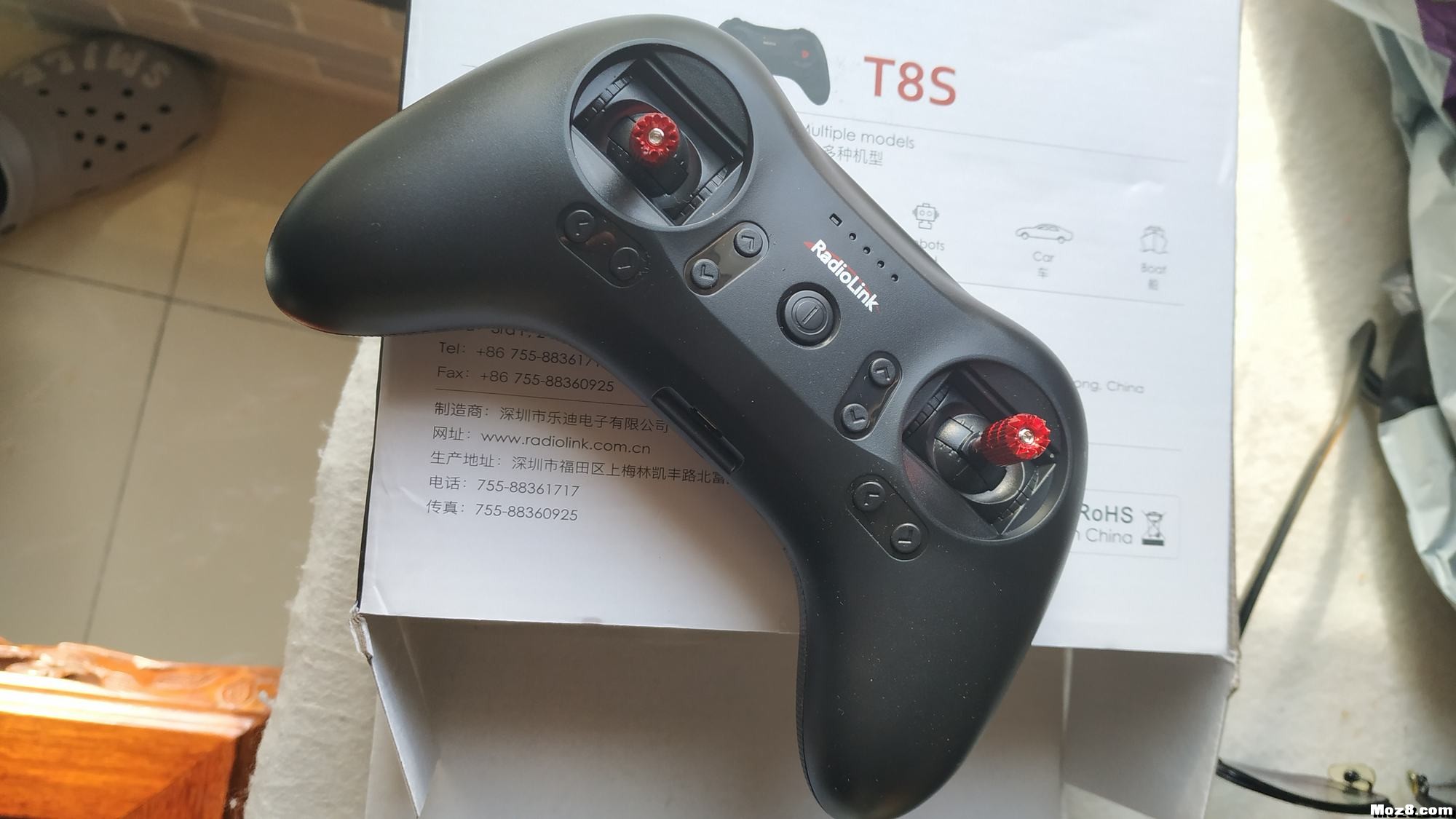 乐迪T8S遥控器蓝牙版小四轴飞行实测 无人机,电池,飞控,遥控器,乐迪 作者:aaron33334 9073 