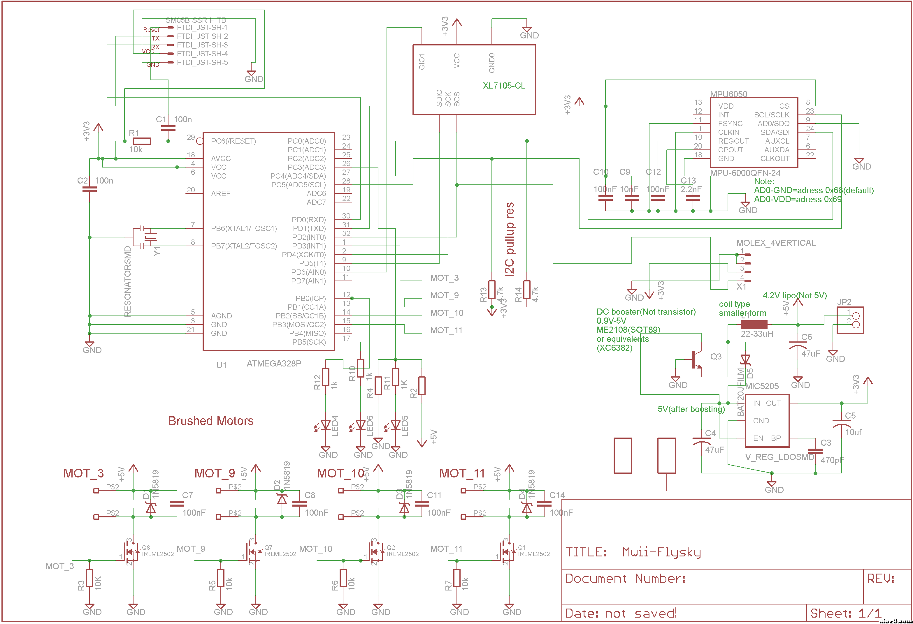 Arduino 版  富斯 接收机 飞控一体 模拟器接收器 等等资料 飞控,富斯,模拟器,接收机,接收器 作者:4920614 2460 
