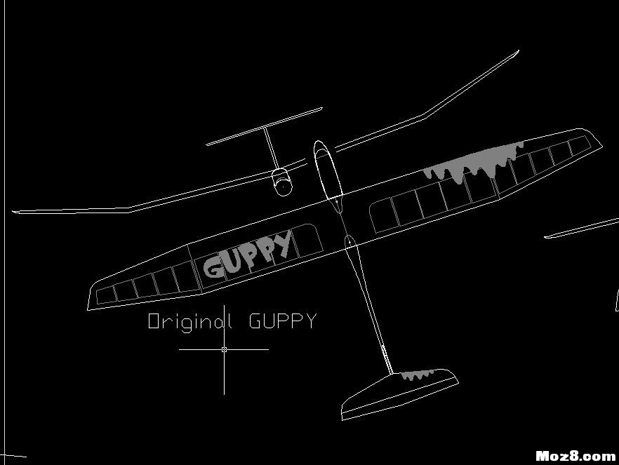 DIY轻木guppy滑翔机，从图纸到出品一步步详细图解 航模,模型,舵机,电机,图纸 作者:张JJ 9957 