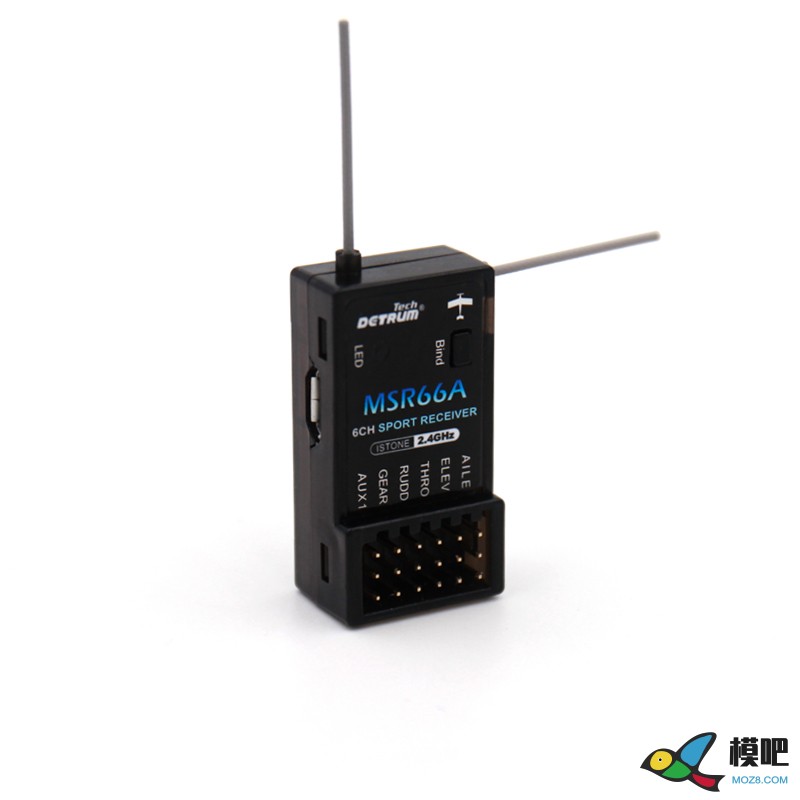 顶翔遥控系列 | MSR66A迷你增稳接收机测试视频 天线,遥控器,接收机,三角翼 作者:TomcatMotor 3482 