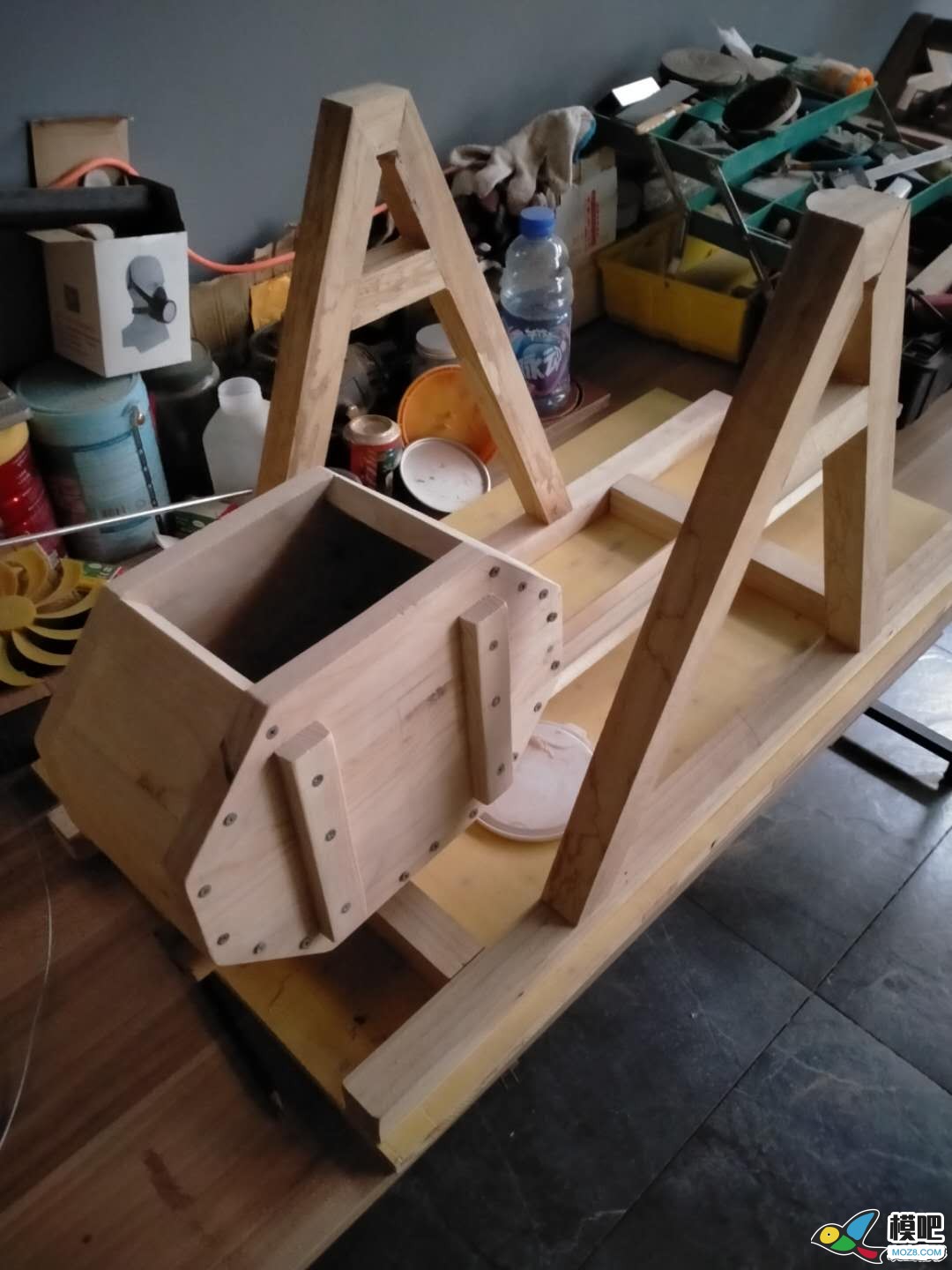 重型抛石机小项目（持续更新） 航模,模型 作者:耍流氓的小屁孩 6196 