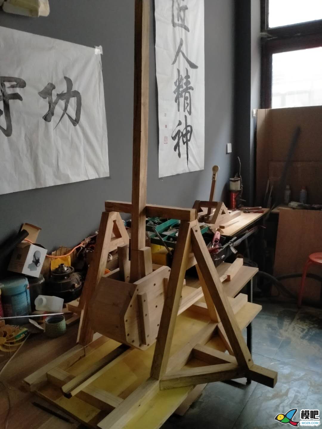 重型抛石机小项目（持续更新） 航模,模型 作者:耍流氓的小屁孩 8231 