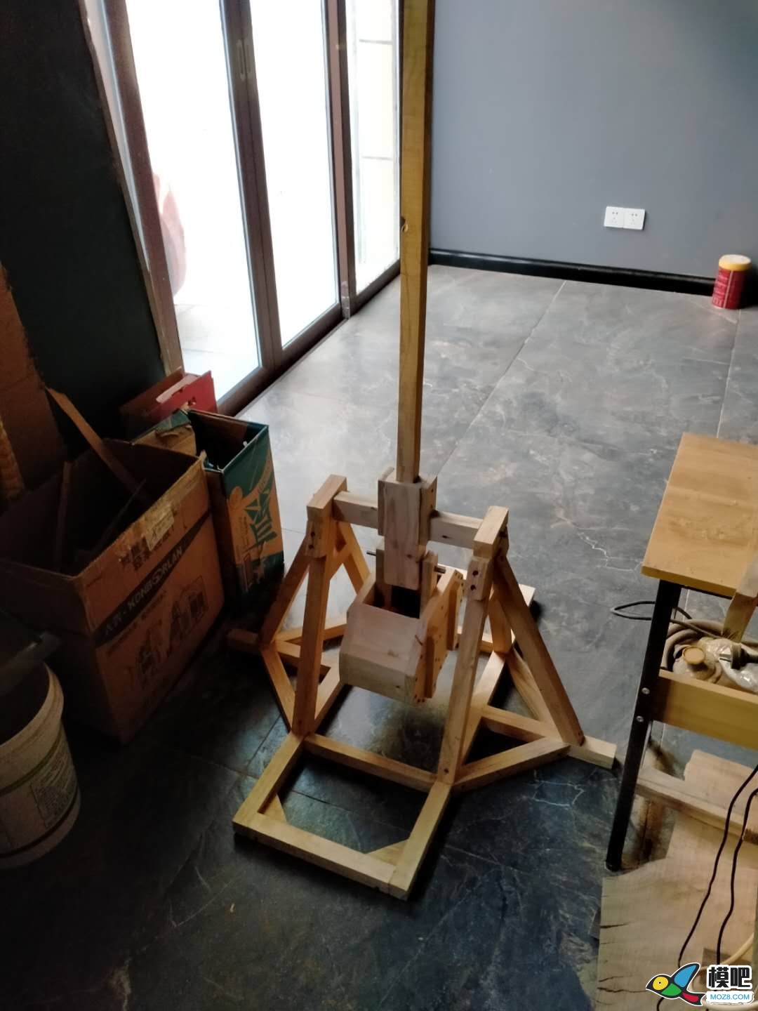 重型抛石机小项目（持续更新） 航模,模型 作者:耍流氓的小屁孩 7624 
