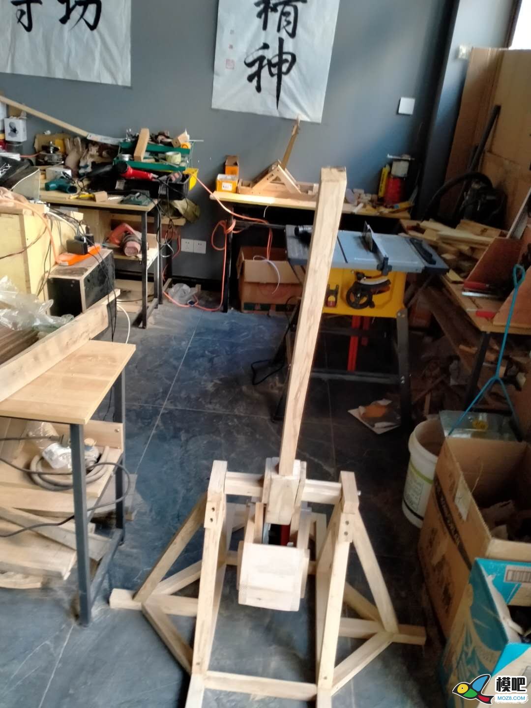 重型抛石机小项目（持续更新） 航模,模型 作者:耍流氓的小屁孩 401 