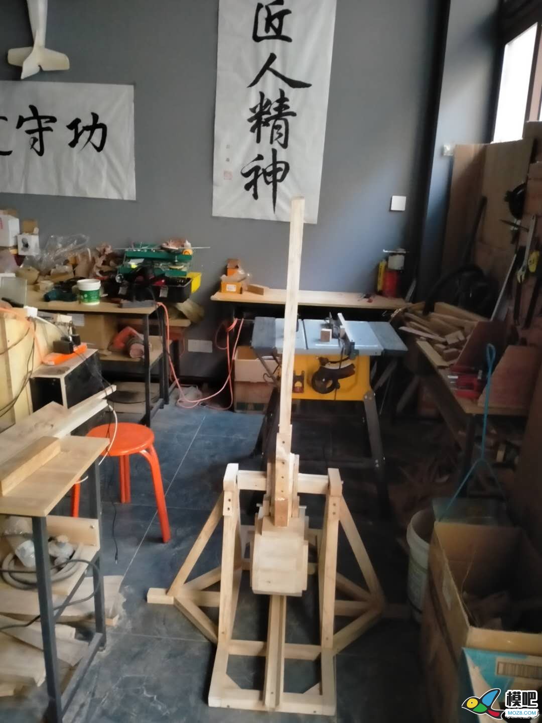 重型抛石机小项目（持续更新） 航模,模型 作者:耍流氓的小屁孩 8339 