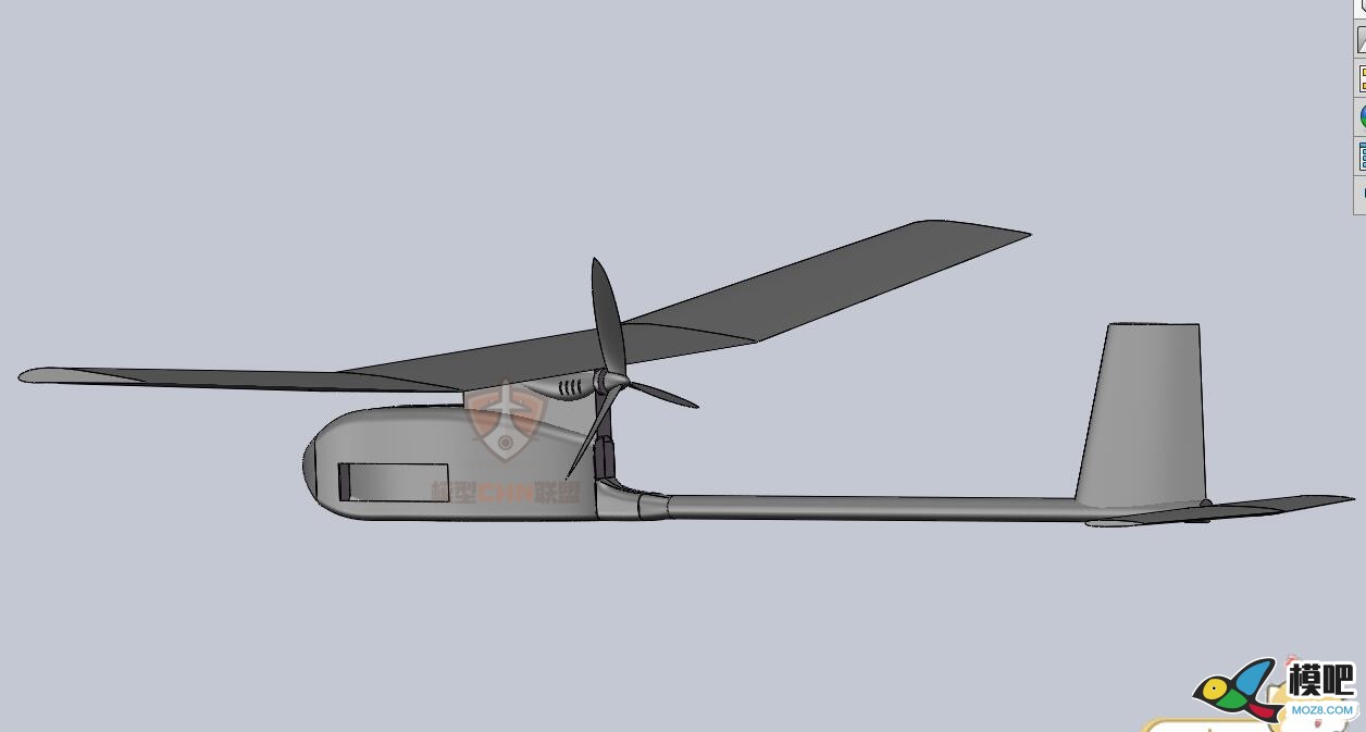 高仿版“RQ-11B”建模与制作（长期慢更） 固定翼航模 作者:联盟·小六 1414 