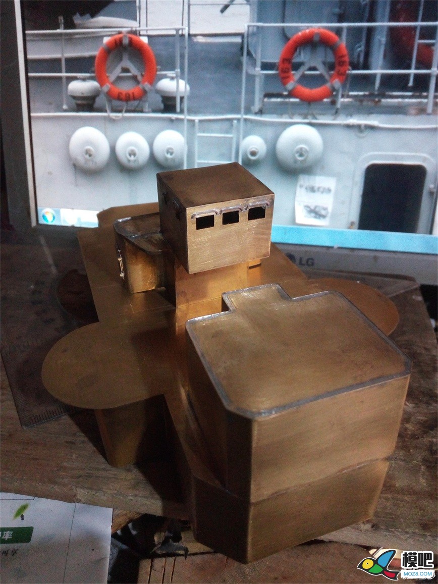 旅大级珠海号1/88制作 珠海139号段 作者:哈哈一族 623 