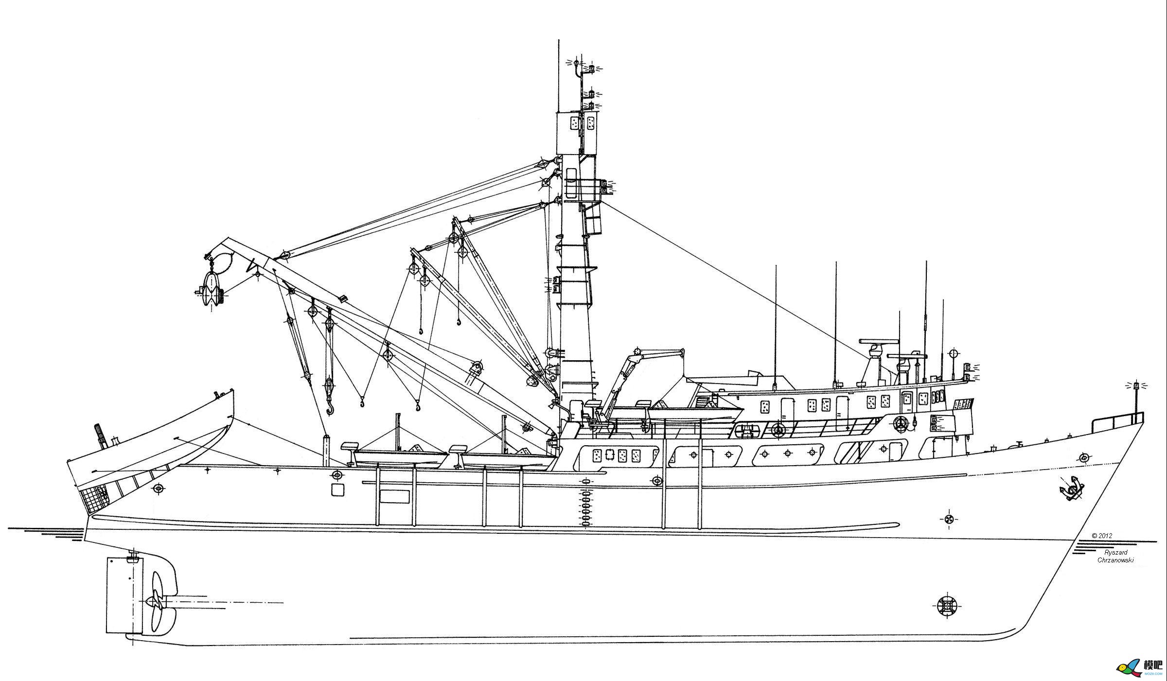 建议新手从基础知识学起之【渔船模型篇】 船模,模型,图纸 作者:漂洋过海 880 