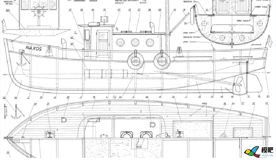 建议新手从基础知识学起之【渔船模型篇】 船模,模型,图纸 作者:漂洋过海 2198 