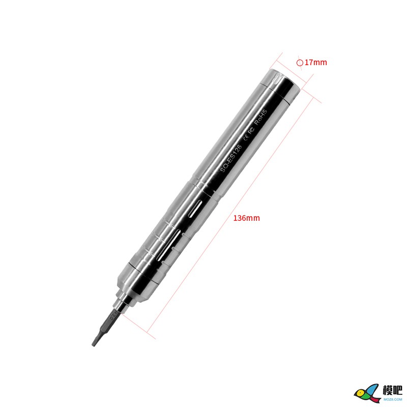 SQ-ES126迷你智能感应螺丝刀 OLED屏带 LED灯 304不锈钢 24个批头 固件,内六角螺丝刀,感应最快咒语 作者:funky 2389 