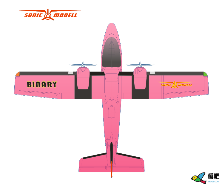 2020年第七期免费送模型：中航电Binary班纳瑞FPV飞机涂装大赛  作者:番茄超人 5664 
