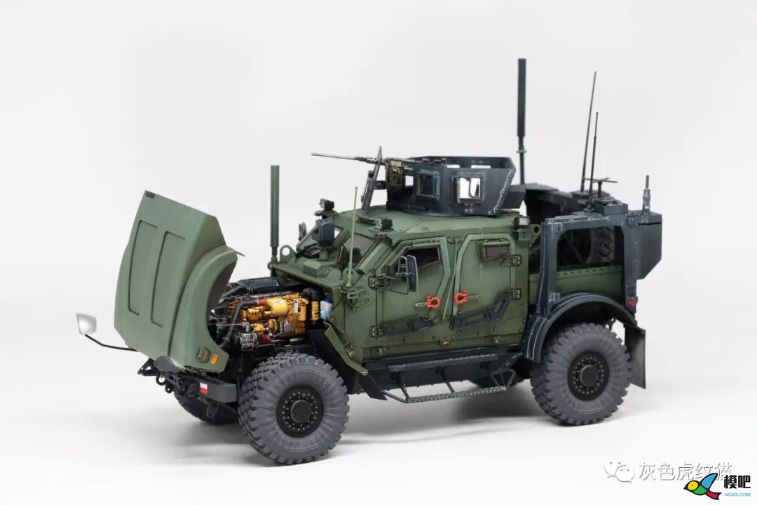 谁说四轮省工时——麦田M-ATV制作简记 模型,发动机,ATV12HU15M2,M一ATV装甲车,M ATV 作者:000100^ 5436 