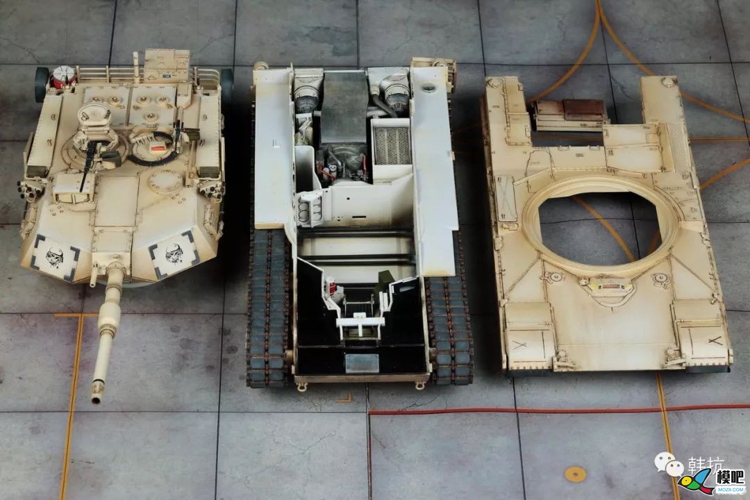 麦田M1A1/A2 1:35内构版主战坦克 模型,麦田m1a2全内构 作者:000100^ 8379 