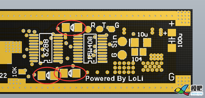 2020萝丽新版无刷电调宽电压全Nmos版本PCB分享，喜欢的拿去... 电调,DIY,固件,电容 作者:twl66630 6818 