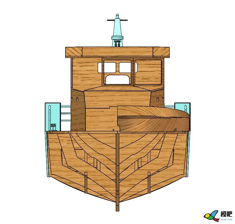 11米测量船200比例木质套材设计制作 船模套材,船模制作 船身,rc船模制作教程,船模型 作者:慢克来了 6638 