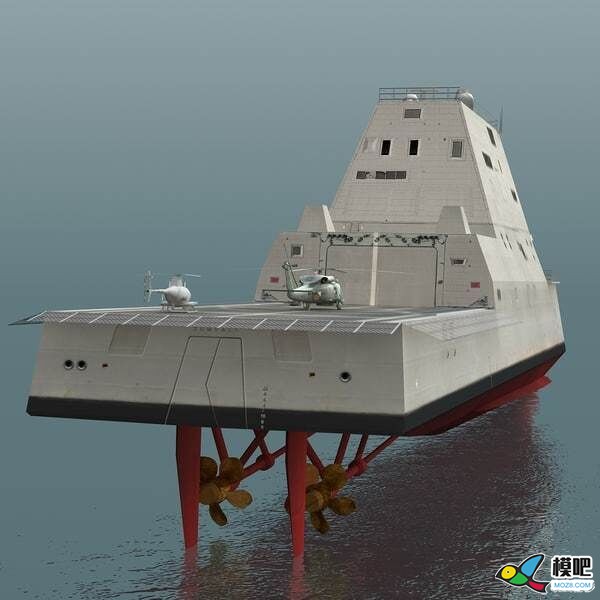 DDG1000朱姆沃尔特100比木质套材建模设计制作 船模型,rc船模制作教程,船模制作 船身,如何制作船模,船模 作者:慢克来了 6985 