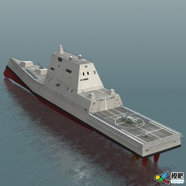 DDG1000朱姆沃尔特100比木质套材建模设计制作 船模型,rc船模制作教程,船模制作 船身,如何制作船模,船模 作者:慢克来了 3306 