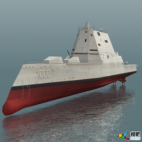 DDG1000朱姆沃尔特100比木质套材建模设计制作 船模型,rc船模制作教程,船模制作 船身,如何制作船模,船模 作者:慢克来了 7160 