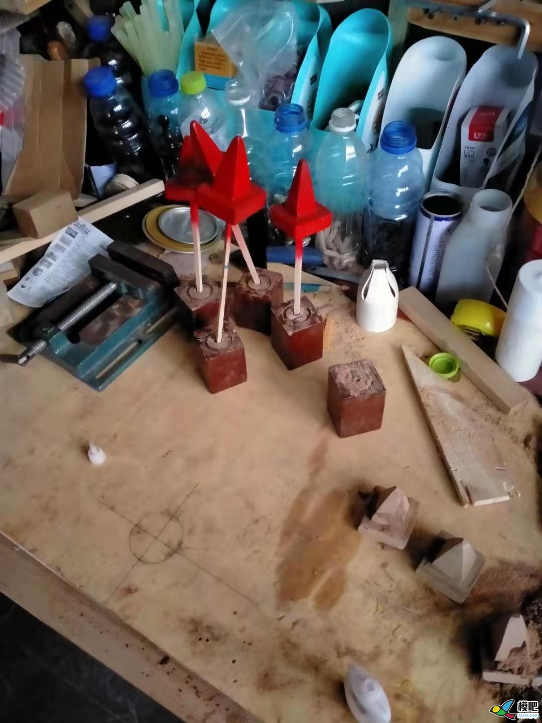 玩车做的车桩，纯手工有些粗糙。 纯手工车珠子 作者:耍流氓的小屁孩 1629 