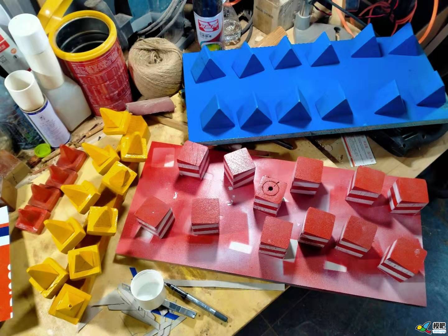 继续喷漆车桩（遥控车比赛道具制作） 遥控车 作者:耍流氓的小屁孩 6735 