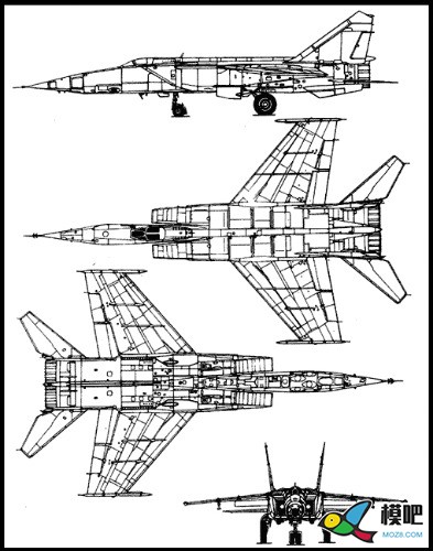 米格25狐蝠的图片，分享给大家 3D打印,米格25截击机,米格-25,狐蝠图片,米格31 作者:deepfreeze 7933 