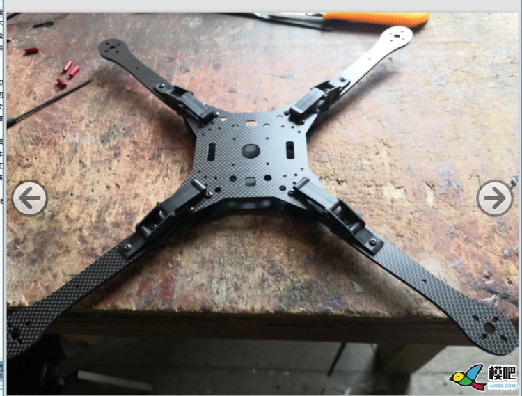 450伞折无人机机架安装教程 无人机,电池,GPS,机架,aopa 作者:papamx 7431 